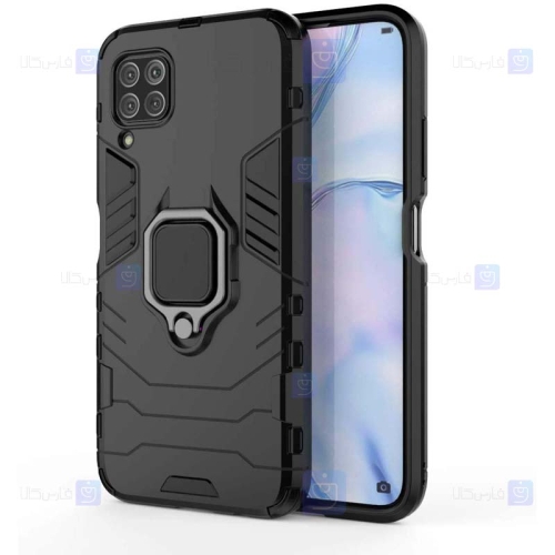 قاب محافظ ضد ضربه انگشتی هواوی Ring Holder Iron Man Armor Case Huawei P40 lite