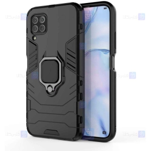 قاب محافظ ضد ضربه انگشتی هواوی Ring Holder Iron Man Armor Case Huawei nova 6 SE