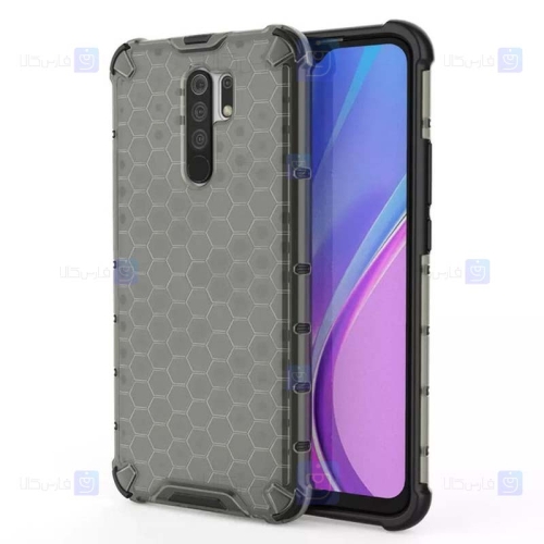 قاب محافظ لانه زنبوری شیائومی Shockproof Honeycomb Air Rubber Case For Xiaomi Redmi 9 Prime