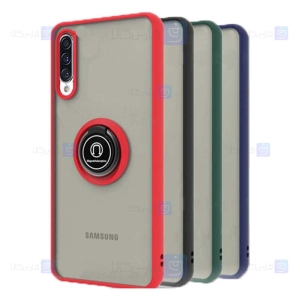قاب محافظ مات انگشتی سامسونگ Translucent Matte Hybrid Ring Case Samsung Galaxy A50s / A50 / A30s