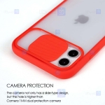 قاب محافظ مات با محافظ لنز آیفون Transparent Hybrid Matte Cam Protector Case for Apple iPhone 12 mini