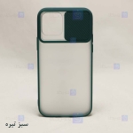 قاب محافظ مات با محافظ لنز آیفون Transparent Hybrid Matte Cam Protector Case for Apple iPhone 12 mini