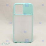 قاب محافظ مات با محافظ لنز آیفون Transparent Hybrid Matte Cam Protector Case for Apple iPhone 12 mini