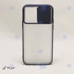 قاب محافظ مات با محافظ لنز آیفون Transparent Hybrid Matte Cam Protector Case for Apple iPhone 12 mini