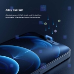 گلس مات تمام صفحه تمام چسب نیلکین آیفون Nillkin Fog Mirror Matte Glass For Apple iPhone 12 Mini