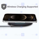 قاب محافظ ژله ای کپسول دار با محافظ لنز آیفون Clear Jelly Air Rubber Case With lens Protector For Apple iPhone 12 Pro Max