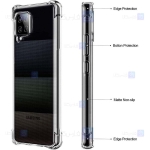 قاب محافظ ژله ای کپسول دار 5 گرمی سامسونگ Clear Tpu Air Rubber Jelly Case For Samsung Galaxy A12
