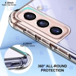قاب محافظ ژله ای کپسول دار 5 گرمی سامسونگ Clear Tpu Air Rubber Jelly Case For Samsung Galaxy S21