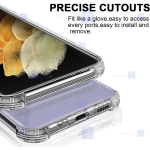 قاب محافظ ژله ای کپسول دار 5 گرمی سامسونگ Clear Tpu Air Rubber Jelly Case For Samsung Galaxy S21 Plus