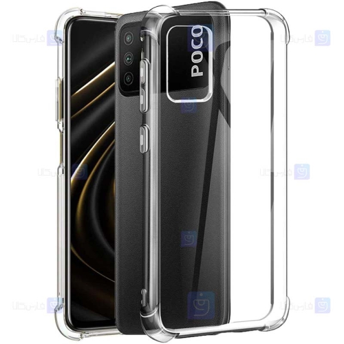 قاب محافظ ژله ای کپسول دار 5 گرمی شیائومی Clear Tpu Air Rubber Jelly Case For Xiaomi Poco M3