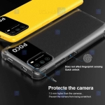 قاب محافظ ژله ای کپسول دار 5 گرمی شیائومی Clear Tpu Air Rubber Jelly Case For Xiaomi Poco M3