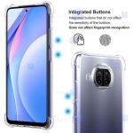 قاب محافظ ژله ای کپسول دار 5 گرمی شیائومی Clear Tpu Air Rubber Jelly Case For Xiaomi Redmi Note 9 Pro 5G