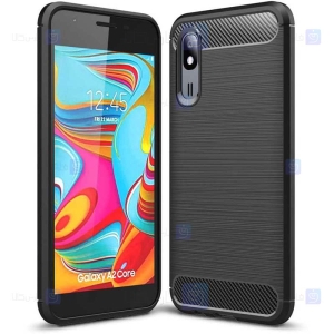 قاب محافظ ژله ای سامسونگ Fiber Carbon Rugged Armor Case For Samsung Galaxy A2 Core
