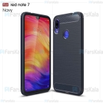 قاب محافظ ژله ای شیائومی Fiber Carbon Rugged Armor Case For Xiaomi Redmi Note 7s