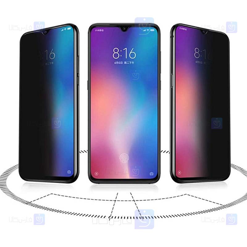محافظ صفحه نمایش سرامیکی حریم شخصی تمام صفحه شیائومی Full Privacy Ceramics Screen Protector Xiaomi Redmi 9