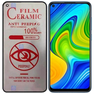 محافظ صفحه نمایش سرامیکی حریم شخصی تمام صفحه شیائومی Full Privacy Ceramics Screen Protector Xiaomi Redmi Note 9