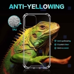قاب محافظ پشت کریستالی کپسول دار اپل Manger Transparent Air Rubber Case For Apple iPhone 12