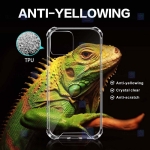 قاب محافظ پشت کریستالی کپسول دار اپل Manger Transparent Air Rubber Case For Apple iPhone 12 Pro Max