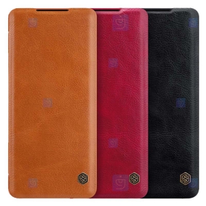 کیف محافظ چرمی نیلکین هواوی Nillkin Qin Case For Huawei Mate 40
