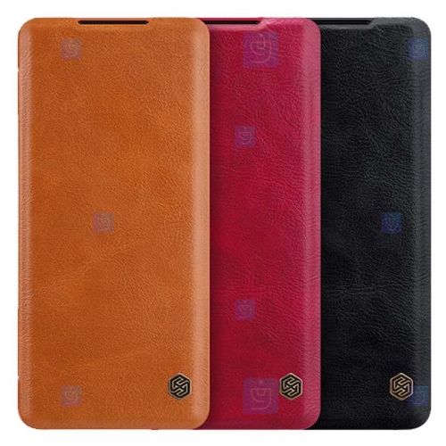 کیف محافظ چرمی نیلکین هواوی Nillkin Qin Case For Huawei Mate 40