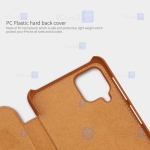 کیف محافظ چرمی نیلکین سامسونگ Nillkin Qin Case For Samsung Galaxy A12