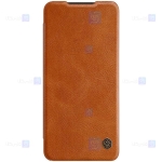کیف محافظ چرمی نیلکین سامسونگ Nillkin Qin Case For Samsung Galaxy A12