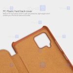 کیف محافظ چرمی نیلکین سامسونگ Nillkin Qin Case For Samsung Galaxy A42 5G
