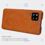 کیف محافظ چرمی نیلکین سامسونگ Nillkin Qin Case For Samsung Galaxy A42 5G