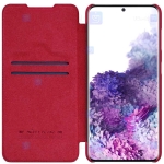 کیف محافظ چرمی نیلکین سامسونگ Nillkin Qin Case For Samsung Galaxy S21 Plus