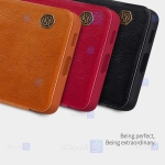 کیف محافظ چرمی نیلکین سامسونگ Nillkin Qin Case For Samsung Galaxy S21 Ultra