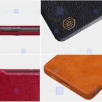 کیف محافظ چرمی نیلکین سامسونگ Nillkin Qin Case For Samsung Galaxy S21 Ultra