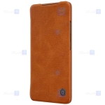 کیف محافظ چرمی نیلکین سامسونگ Nillkin Qin Case For Samsung Galaxy S21 Ultra