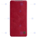کیف محافظ چرمی نیلکین سامسونگ Nillkin Qin Case For Samsung Galaxy S21 Ultra