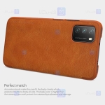 کیف محافظ چرمی نیلکین شیائومی Nillkin Qin Case For Xiaomi Poco M3