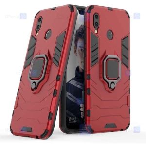 قاب محافظ ضد ضربه انگشتی هواوی Ring Holder Iron Man Armor Case Huawei Honor Play