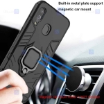 قاب محافظ ضد ضربه انگشتی سامسونگ Ring Holder Iron Man Armor Case Samsung Galaxy A40