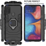 قاب محافظ ضد ضربه انگشتی سامسونگ Ring Holder Iron Man Armor Case Samsung Galaxy M30s
