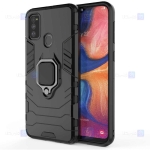 قاب محافظ ضد ضربه انگشتی سامسونگ Ring Holder Iron Man Armor Case Samsung Galaxy M30s