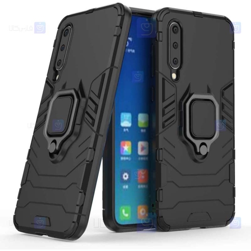 قاب محافظ ضد ضربه انگشتی شیائومی Ring Holder Iron Man Armor Case Xiaomi Mi 9 SE