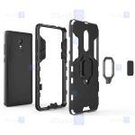 قاب محافظ ضد ضربه انگشتی شیائومی Ring Holder Iron Man Armor Case Xiaomi Pocophone F1