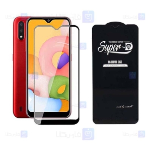 گلس گوشی سامسونگ Super D Full Glass Screen Protector For Samsung Galaxy A01
