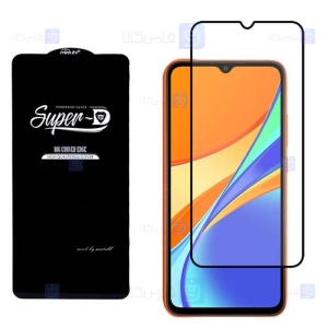 گلس گوشی شیائومی Super D Full Glass Screen Protector For Xiaomi Redmi 9C