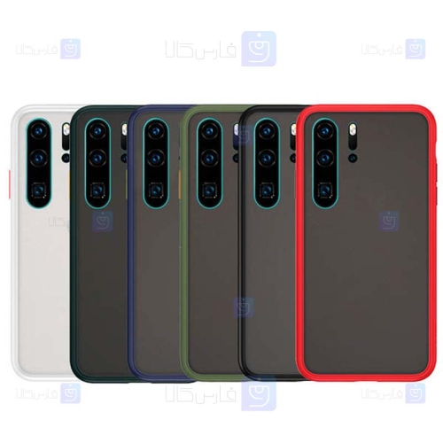 قاب محافظ پشت مات هواوی Transparent Hybrid Case Huawei P30 Pro