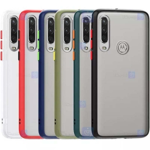 قاب محافظ پشت مات موتورولا Transparent Hybrid Case Motorola One Action