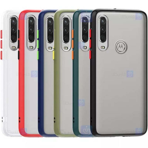 قاب محافظ پشت مات موتورولا Transparent Hybrid Case Motorola One Action