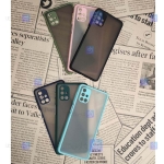 قاب محافظ مات با محافظ لنز سامسونگ Transparent Hybrid Case Samsung Galaxy M51