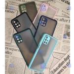 قاب محافظ مات با محافظ لنز سامسونگ Transparent Hybrid Case Samsung Galaxy M51