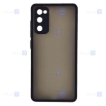 قاب محافظ مات با محافظ لنز سامسونگ Transparent Hybrid Case Samsung Galaxy S20 FE 5G