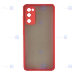 قاب محافظ مات با محافظ لنز سامسونگ Transparent Hybrid Case Samsung Galaxy S20 FE 5G