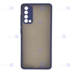 قاب محافظ مات با محافظ لنز هواوی Transparent Hybrid Case With Lens Protector Huawei Y7a
